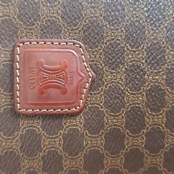 Celine Brown And Tan Clutch - Picture 2 of 15